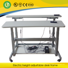 Escritorio movible del monitor 2015 del hospital escritorio eléctrico ajustable del escritorio de la altura del doble del lado del axim